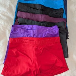 Lot Of 7 Girl's Athletic Shorts